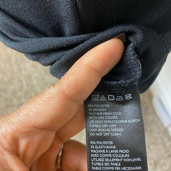 Silence + Noise Sz Med Romper Black Cut Out Wrap - Picture 9 of 9